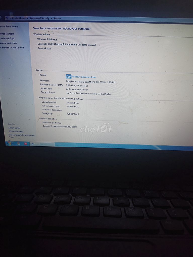 Dell i3-2120M 2GB. Mua bán Laptop tại Thị xã Điện Bàn Quảng Nam được đăng bởi mr hùng hình 1