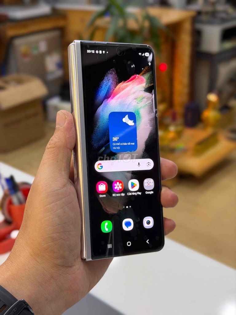 Samsung Galaxy Z Fold 3 Trắng Mới. Mua bán Điện thoại tại Quận Thanh Khê Đà Nẵng được đăng bởi dương hình 1