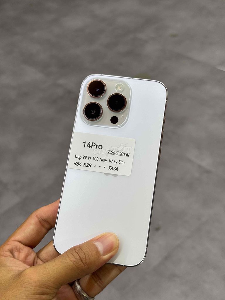 Apple iPhone 14 Pro 256GB Bạc 99%. Mua bán Điện thoại tại Quận Ninh Kiều Cần Thơ được đăng bởi DUY IPHONE  hình 1