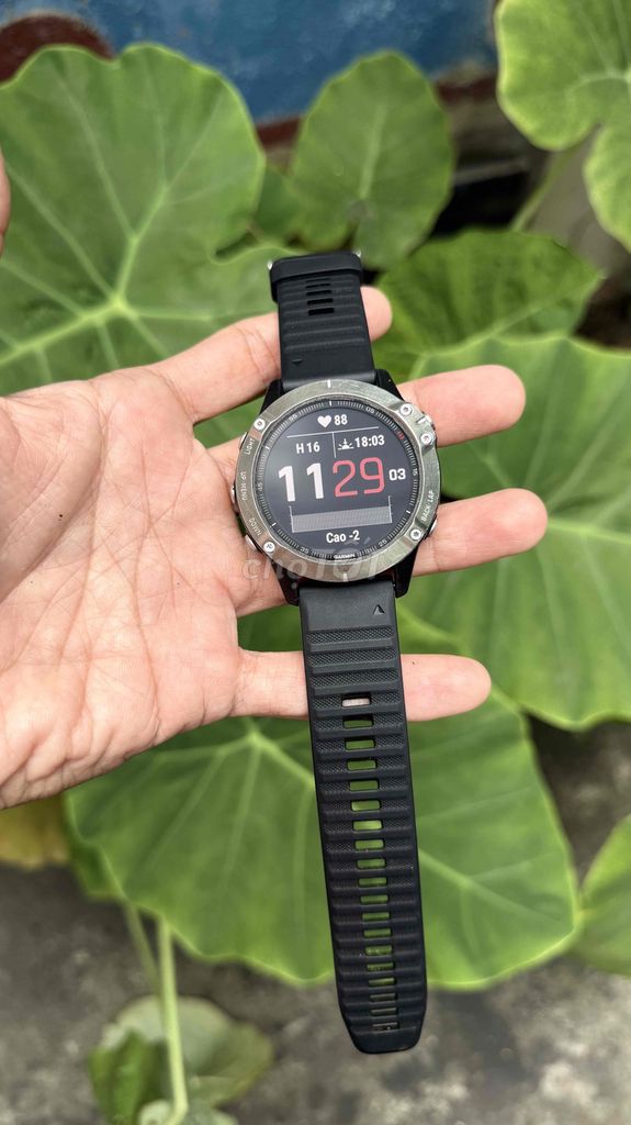 Đồng hồ thông minh Garmin Fenix 6 Bạc. Mua bán Thiết bị đeo thông minh tại Thành phố Thủ Đức Tp Hồ Chí Minh được đăng bởi Mr Nhã hình 1