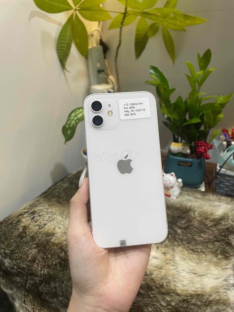 iPhone 12 128GB Trắng, Zin all màn film khó thấy. Mua bán Điện thoại tại Huyện Hóc Môn Tp Hồ Chí Minh được đăng bởi Luân Hoài hình 1