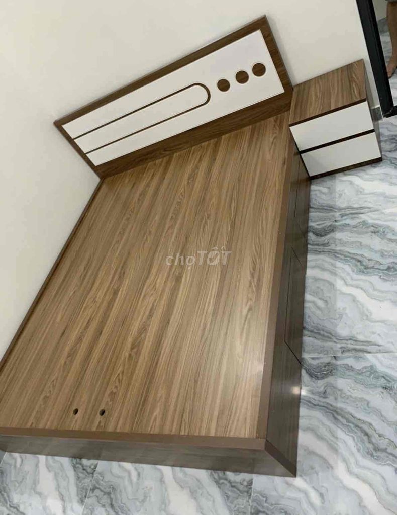 Giường gỗ MDF