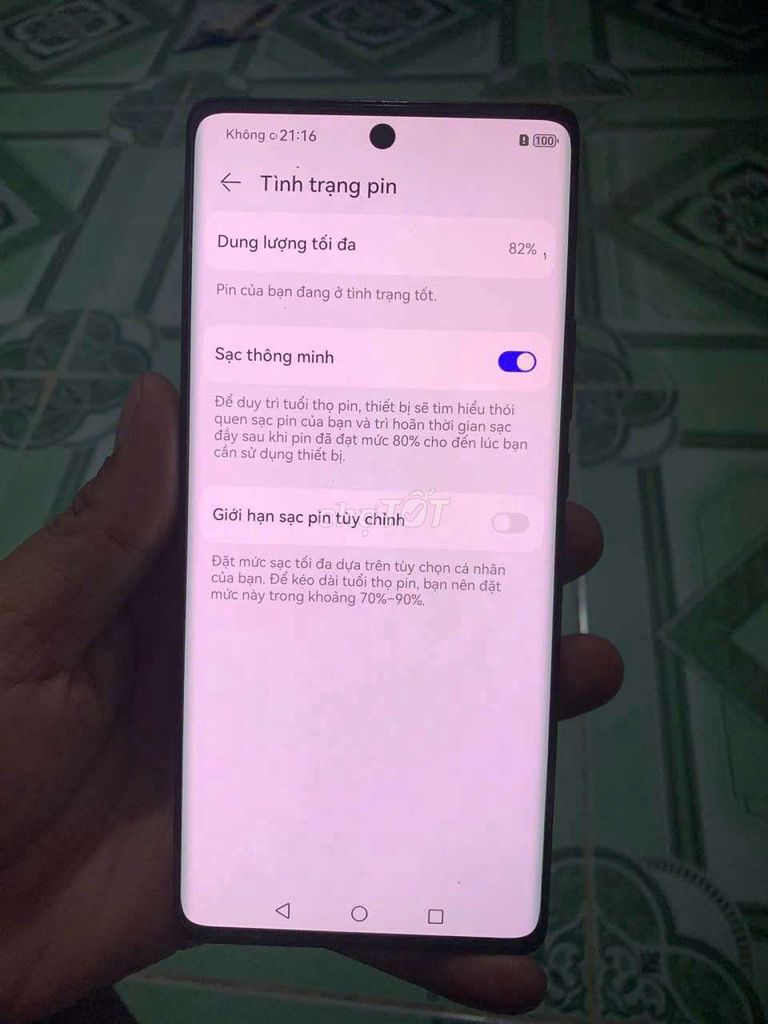 Huawei Nova 10 Đen 8GB/256 full. Mua bán Điện thoại tại Thành phố Thủ Đức Tp Hồ Chí Minh được đăng bởi nubita hình 1