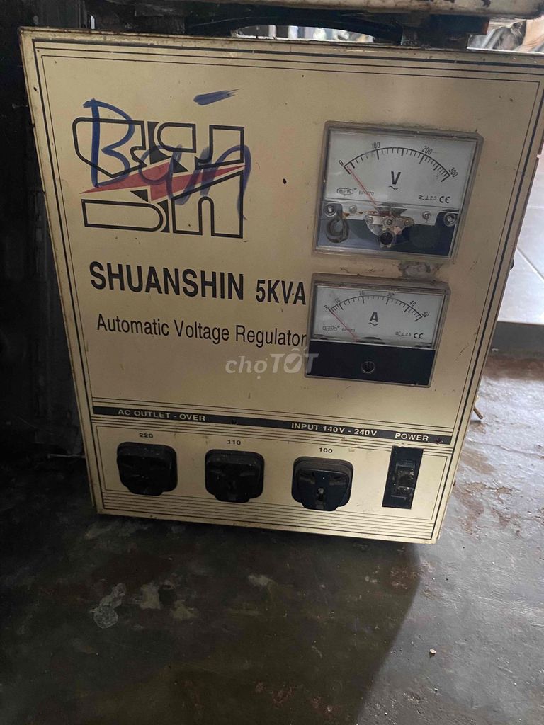 Ổn áp Shuanshin 5KVA Trắng. Mua bán Đồ chuyên dụng, Giống nuôi trồng tại Huyện Chơn Thành Bình Phước được đăng bởi rau cải hình 1