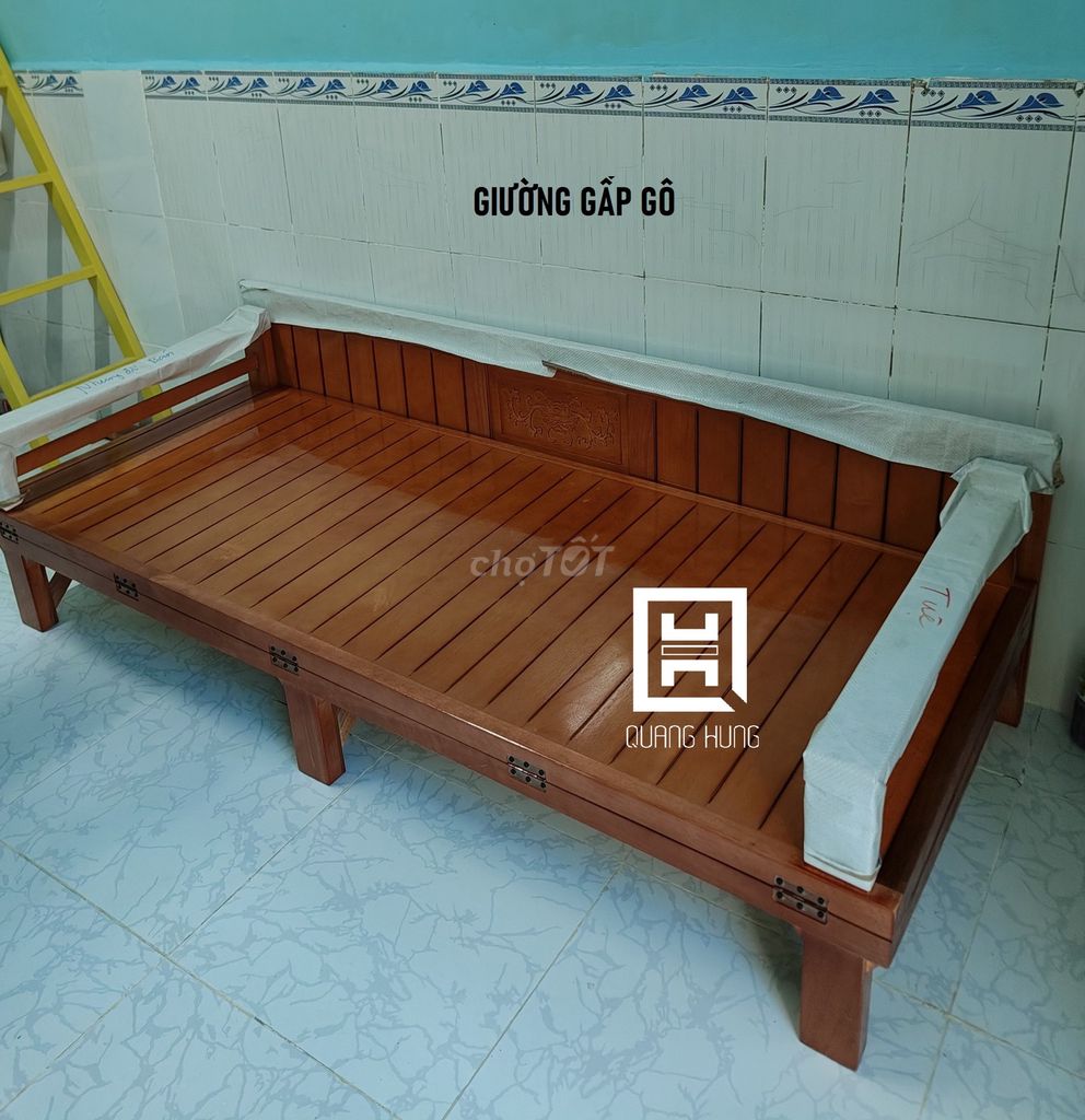 GIƯỜNG GẤP GỖ-==GIƯỜNG GẤP GỖ CÒNG==GIƯỜNG GẤP GỖ=. Mua bán Giường, chăn ga gối nệm tại Quận 6 Tp Hồ Chí Minh được đăng bởi NỘI THẤT NHÀ XINH hình 1