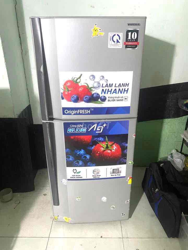 Tủ lạnh Toshiba 188 lít Xám. Mua bán Tủ lạnh tại Quận 12 Tp Hồ Chí Minh được đăng bởi Thiên Long hình 1