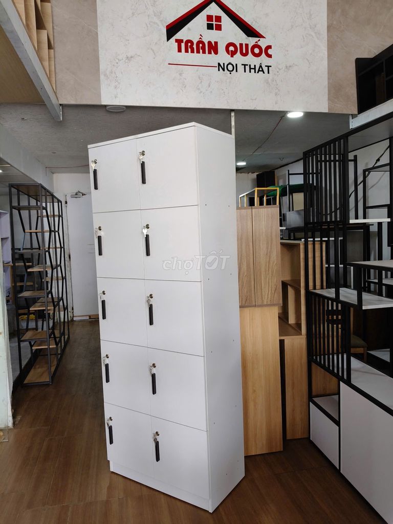 TỦ LOCKER , TỦ ĐỒ NHÂN VIÊN 10 NGĂN