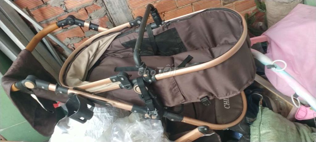 Xe đẩy em bé màu Nâu đã sử dụng. Mua bán Mẹ và bé tại Huyện Củ Chi Tp Hồ Chí Minh được đăng bởi Bé Gấu hình 1