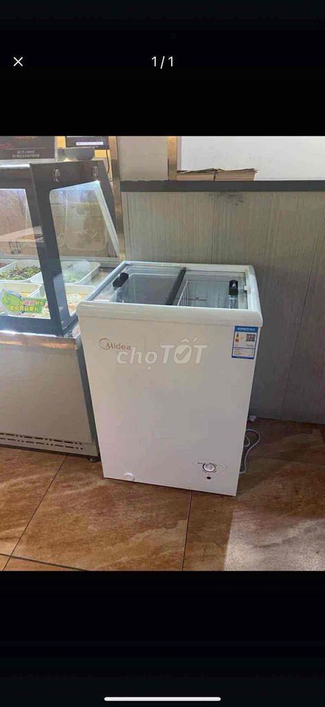 Tủ đông mini Midea 100 lít Trắng đã sử dụng. Mua bán Tủ lạnh tại Quận Liên Chiểu Đà Nẵng được đăng bởi Toni đmđ hình 1