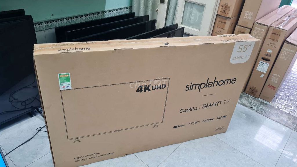 Tv. WIFI.  Hiệu Simplehome 55in. Full.box MỚI 99%. Mua bán Tivi, Âm thanh tại Quận 8 Tp Hồ Chí Minh được đăng bởi TIẾN •••>>  PHẠM THẾ HIỂN. Q8 hình 1