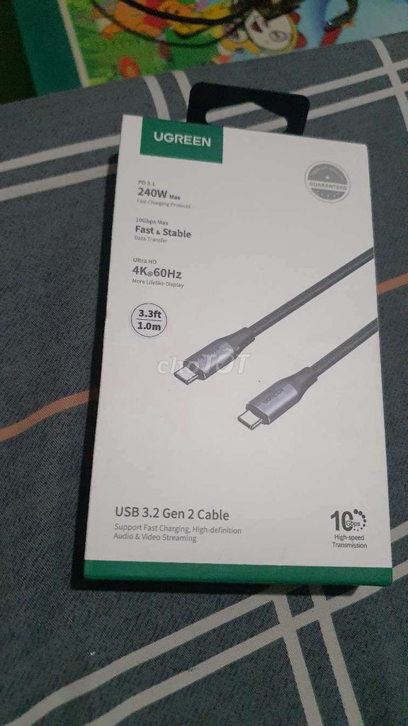 Cáp USB UGREEN US355 Đen. Mua bán Phụ kiện (Màn hình, Chuột...) tại Thị xã Duy Tiên Hà Nam được đăng bởi Nguyên Vũ hình 1