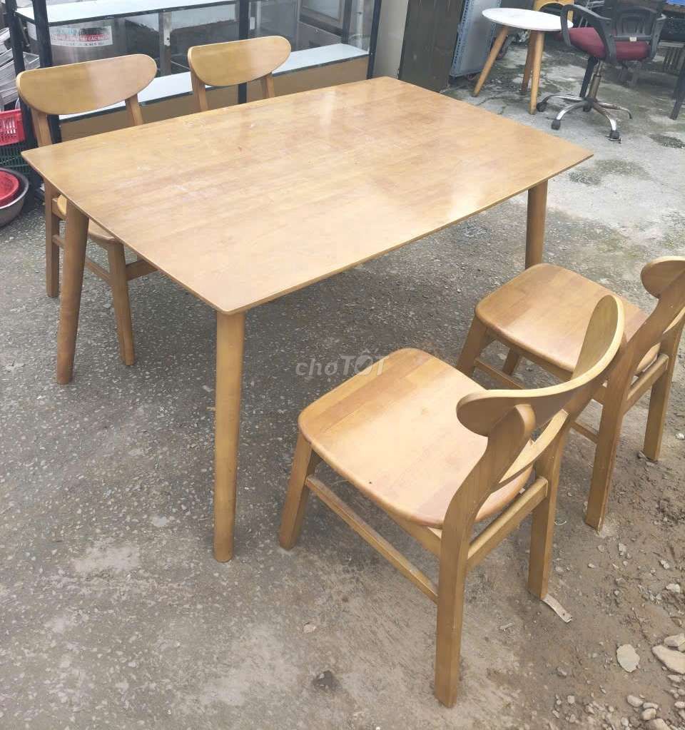Bộ Bàn ăn ghế mango gỗ caosu đẹp mới như hình 100%. Mua bán Bàn ghế tại Huyện Bình Chánh Tp Hồ Chí Minh được đăng bởi Trần Đạt Phát hình 1
