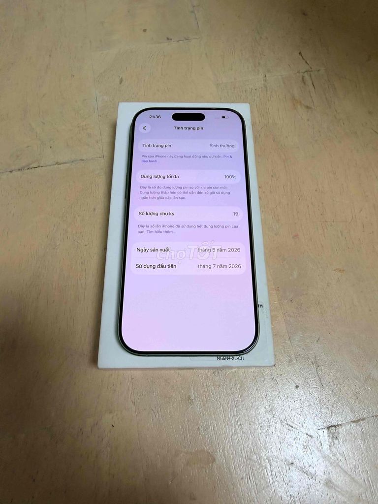 Apple iPhone 17 256GB Xanh Lá Như mới Bh 20-07-27. Mua bán Điện thoại tại Quận 6 Tp Hồ Chí Minh được đăng bởi Chuyên mua bán điện thoại laptop hình 1