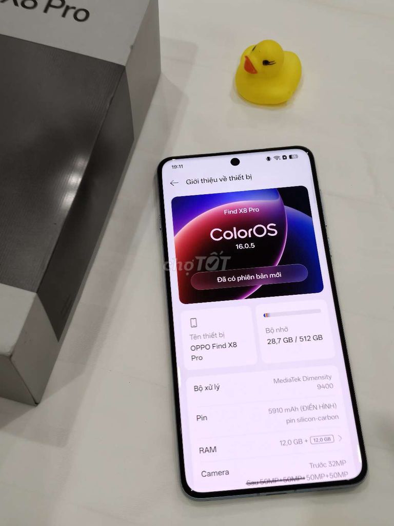 Oppo Find X8 Pro 12GB/512GB ND. Mua bán Điện thoại tại Quận 12 Tp Hồ Chí Minh được đăng bởi Trấn Long hình 1