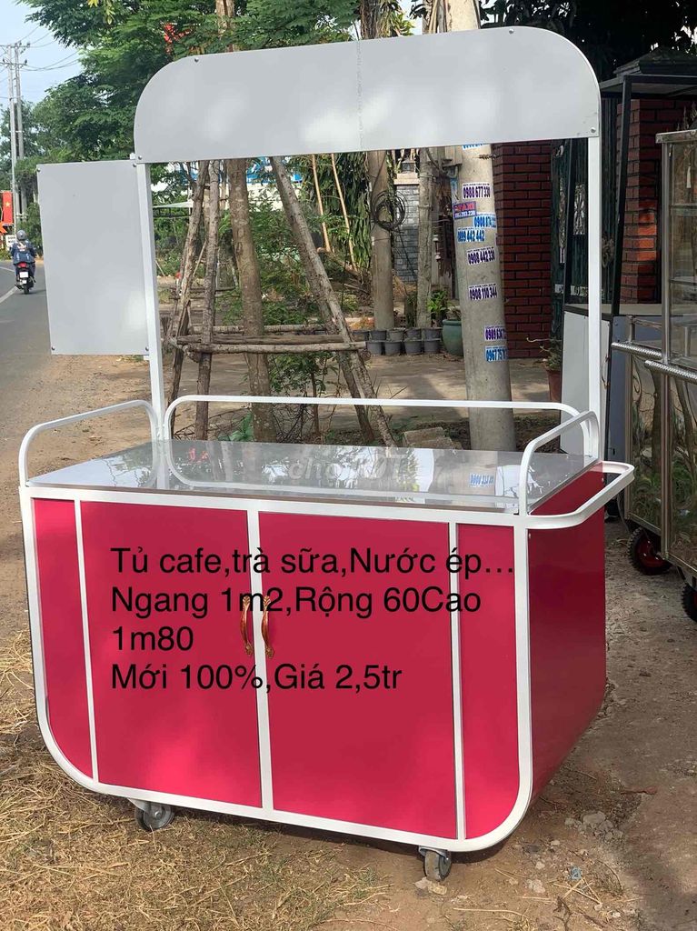 Xe cà phê,trà sữa,nước ép..sngang1m2,rộng,cao 1m8. Mua bán Đồ chuyên dụng, Giống nuôi trồng tại Huyện Xuyên Mộc Bà Rịa - Vũng Tàu được đăng bởi Trung hình 1