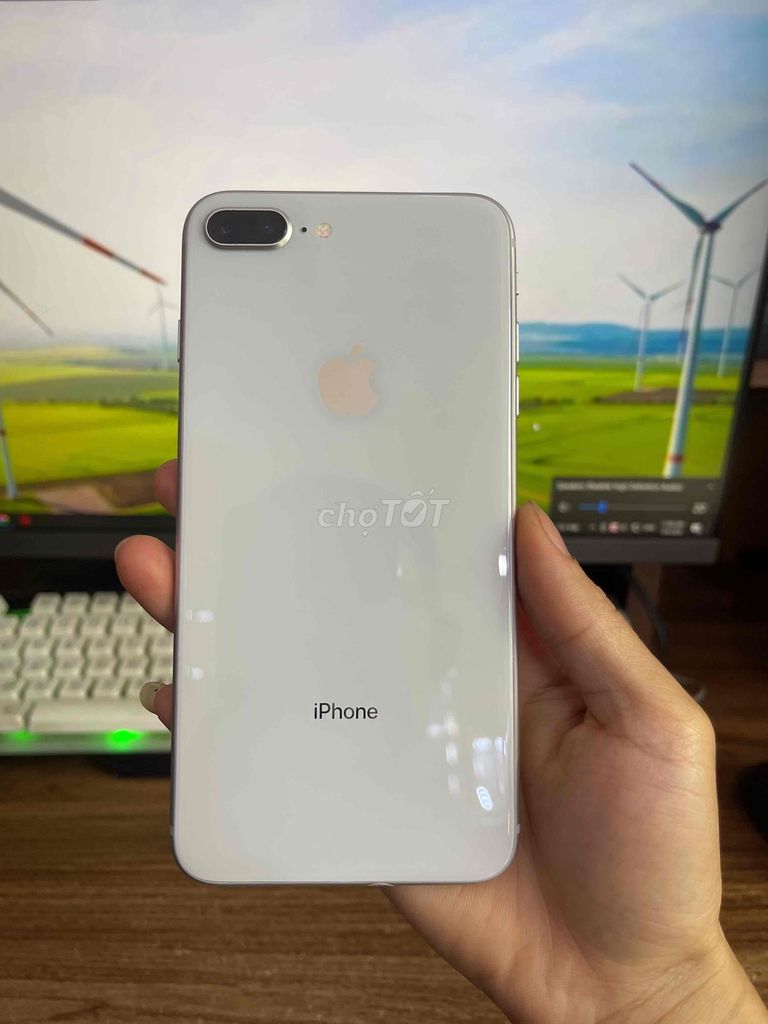 iPhone 8 Plus 64GB Trắng Zin nguyên bản đẹp 98%. Mua bán Điện thoại tại Quận Lê Chân Hải Phòng được đăng bởi Huy Tưởng Mobile hình 1