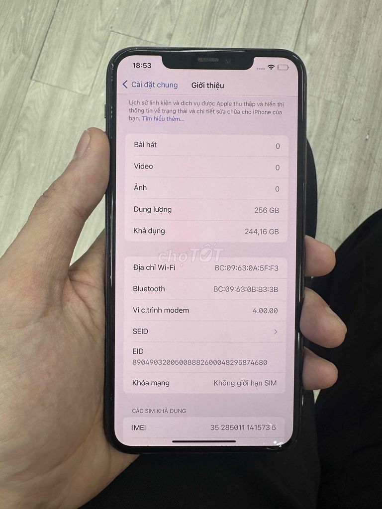 11 promaxx 256 màu đen. Mua bán Điện thoại tại Quận Đống Đa Hà Nội được đăng bởi nguyễn đức ngọc hình 3