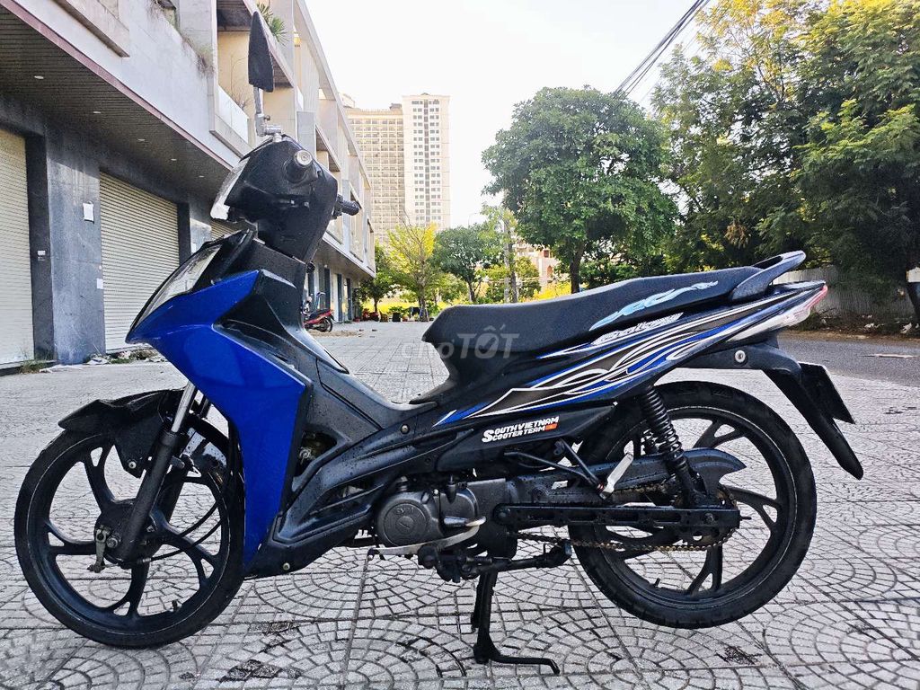 Sym Galaxy 50cc, синий, черный, бесшумный, полнофункциональный