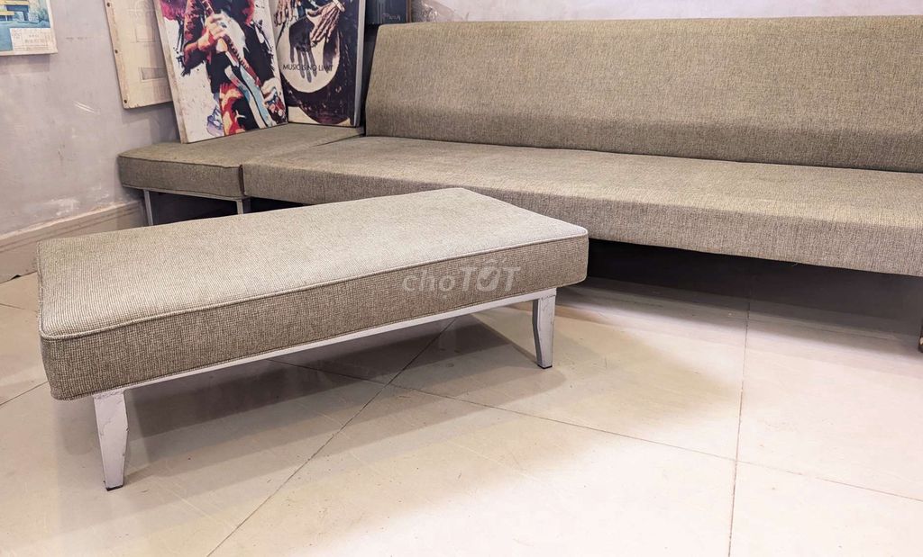 Sofa dài 1,8m, 3 món có thể ghép lại thành giường