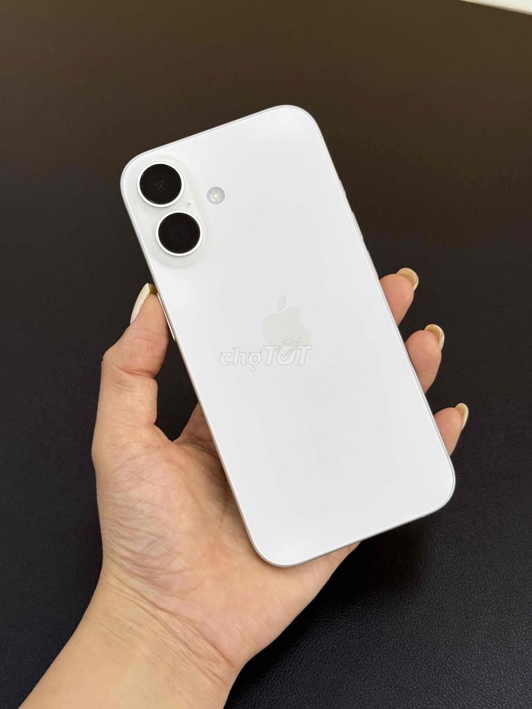 🍎IPHONE 16 WHITE 128G LIKE NEW - P100 SẠC 173L👇. Mua bán Điện thoại tại Quận Hải An Hải Phòng được đăng bởi Phạm Huyền Hoàng Dũng Mobile  hình 1