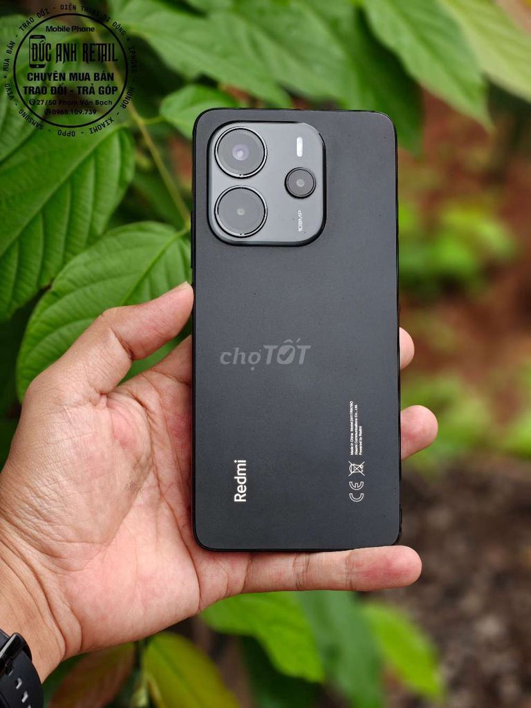Xiaomi Redmi Note 14 128GB Đen. Mua bán Điện thoại tại Thành phố Buôn Ma Thuột Đắk Lắk được đăng bởi Đức Anh Retail hình 1