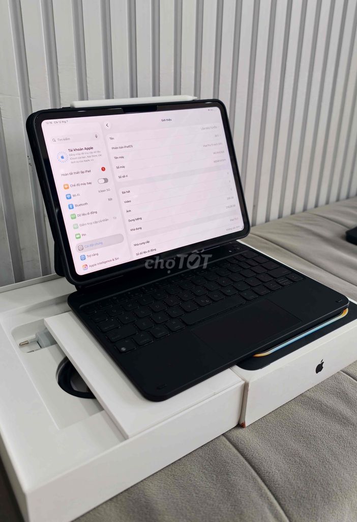 iPad Pro M5 256GB 5G +Pen Pro +phím ESR. Mua bán Máy tính bảng tại Quận Đống Đa Hà Nội được đăng bởi Lâm Bảo Tuyên hình 1