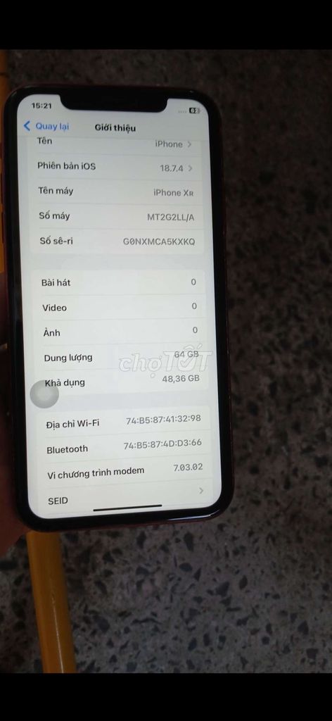 Apple iPhone XR 64GB Đỏ. Mua bán Điện thoại tại Quận 12 Tp Hồ Chí Minh được đăng bởi lam anh hình 1
