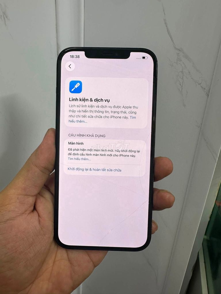 Apple iPhone 12 Pro Max 256GB Xanh Thay màn hình. Mua bán Điện thoại tại Quận Ba Đình Hà Nội được đăng bởi Hội Đồ Điện Tử hình 1