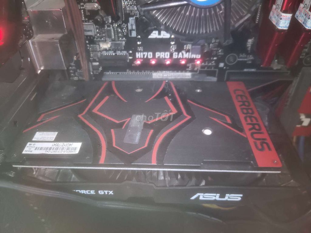 Thùng Pc i7 6700 Asus gtx1050ti