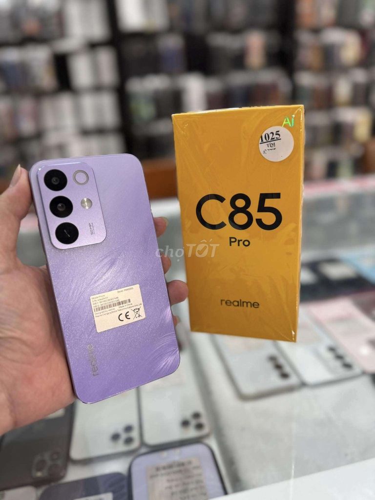 realme C85 Pro 8/256GB Tím Newseal. Mua bán Điện thoại tại Thành phố Buôn Ma Thuột Đắk Lắk được đăng bởi Đức Anh Retail hình 1