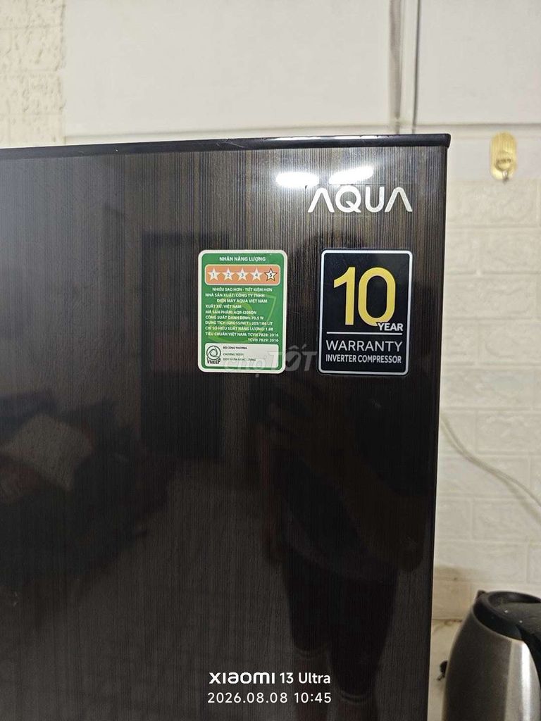 Tủ lạnh Aqua Inverter màu Đen. Mua bán Tủ lạnh tại Thành phố Thủ Dầu Một Bình Dương được đăng bởi Nhung Đinh hình 1