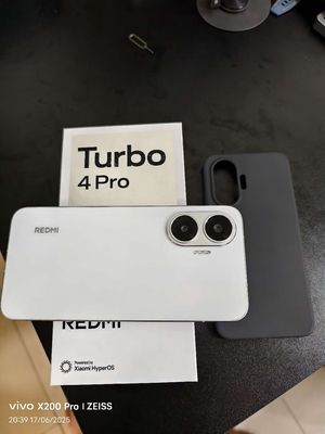 Xiaomi Redmi Turbo 4 Pro 256GB Trắng. Mua bán Điện thoại tại Thành phố Thủ Đức Tp Hồ Chí Minh được đăng bởi Nguyễn Trọng Hiếu