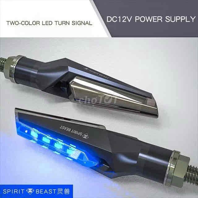 Đèn xi nhan LED SPIRIT BEAST L4 Đen. Mua bán Phụ tùng xe tại Huyện Giồng Trôm Bến Tre được đăng bởi Du Blue hình 2