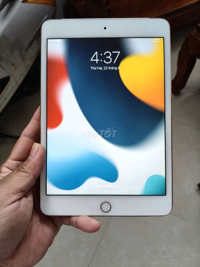 Apple iPad Mini 4 16GB Vàng đồng cũ. Mua bán Máy tính bảng tại Quận Ninh Kiều Cần Thơ được đăng bởi nguyễn minh thái hình 1