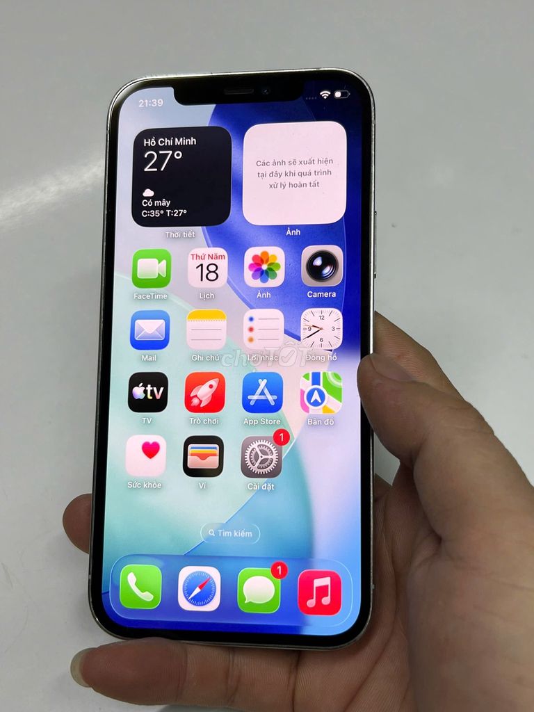 Apple iPhone 12 Pro 128GB Bạc 86%. Mua bán Điện thoại tại Quận Thanh Xuân Hà Nội được đăng bởi Nam Le hình 1