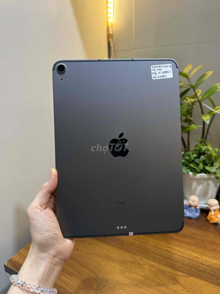 Apple iPad Air 4 64GB Xám 4G. Mua bán Máy tính bảng tại Huyện Hóc Môn Tp Hồ Chí Minh được đăng bởi SIRI STORE HCM hình 1