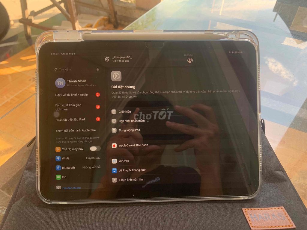 Apple iPad Gen 11th 16GB Full box. Mua bán Máy tính bảng tại Quận Thanh Khê Đà Nẵng được đăng bởi nhân thanh hình 1