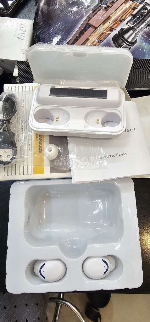 Tai nghe BTH-F9-5 Trắng. Mua bán Thiết bị đeo thông minh tại Quận Hà Đông Hà Nội được đăng bởi Lung linh hình 1