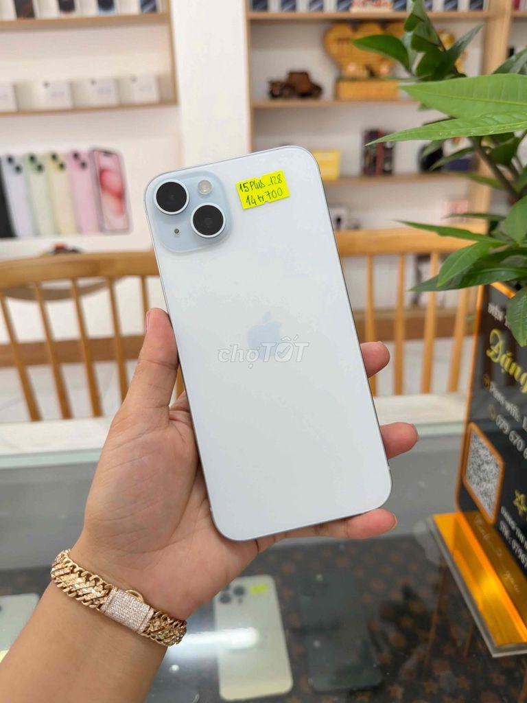 15 Plus 128GB bản quốc tế có khe sim zin all. Mua bán Điện thoại tại Thành phố Long Xuyên An Giang được đăng bởi  Đặng Lý hình 1