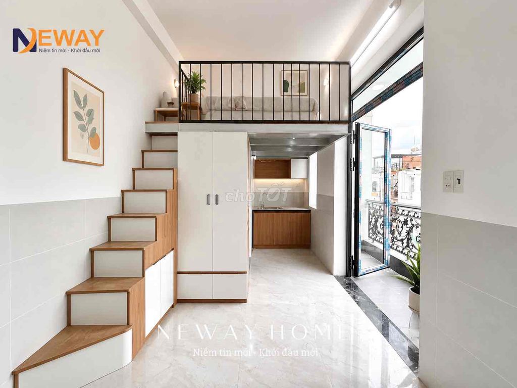 [GIỮ PHÒNG 15-30/8] 🔥 DUPLEX MỚI XÂY NGAY TRẦN BÁ GIAO