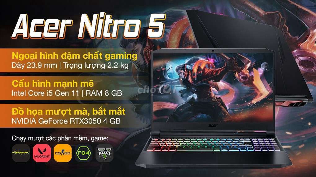 Acer Nitro 5. Mua bán Laptop tại Huyện Châu Thành Bến Tre được đăng bởi Thanh hình 1