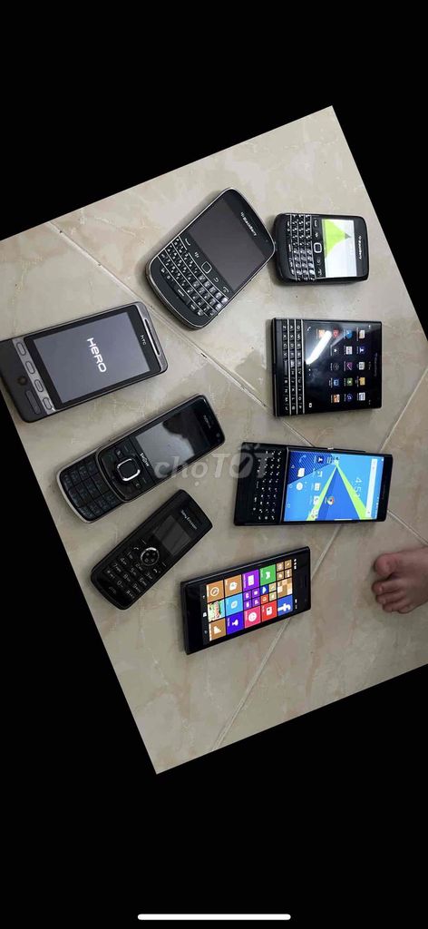 Đồ sưu tầm Blackberry priv passport HTC hero sony