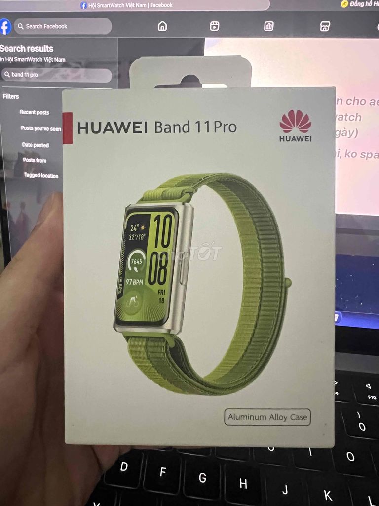 Huawei Band 11 Pro Xanh lá. Mua bán Thiết bị đeo thông minh tại Quận Gò Vấp Tp Hồ Chí Minh được đăng bởi Bùi Dương Khả Minh hình 1