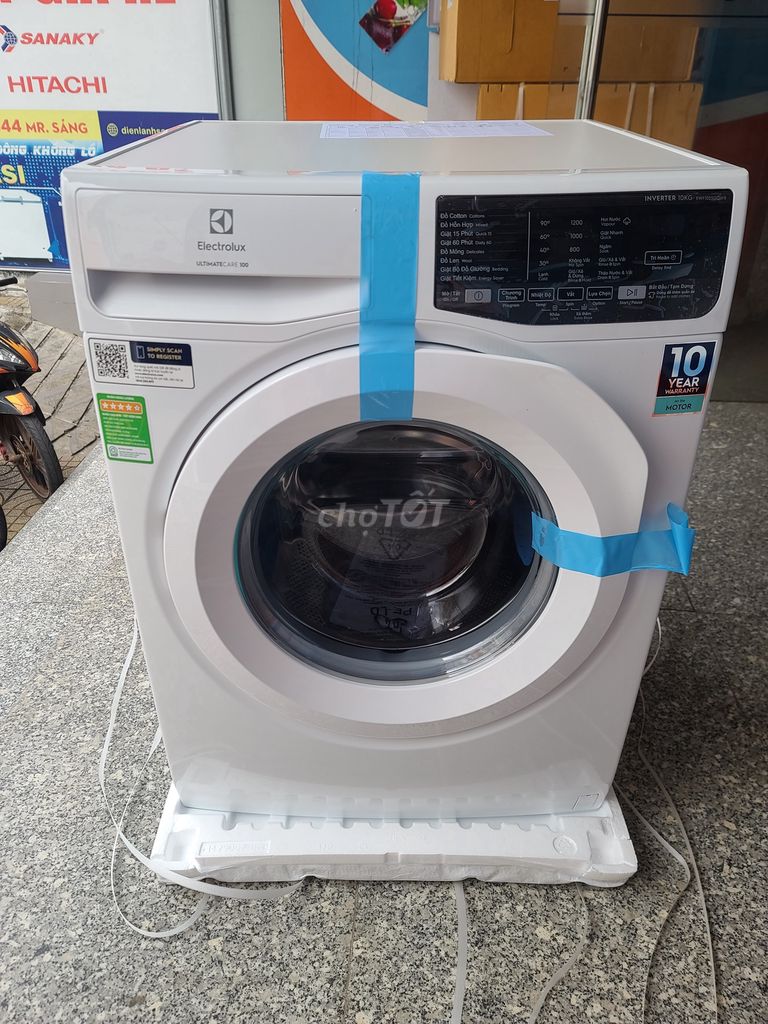 Máy giặt ELECTROLUX inverter 10KG mới thùng 100%.. Mua bán Máy giặt tại Quận 7 Tp Hồ Chí Minh được đăng bởi Thanh Hải hình 1
