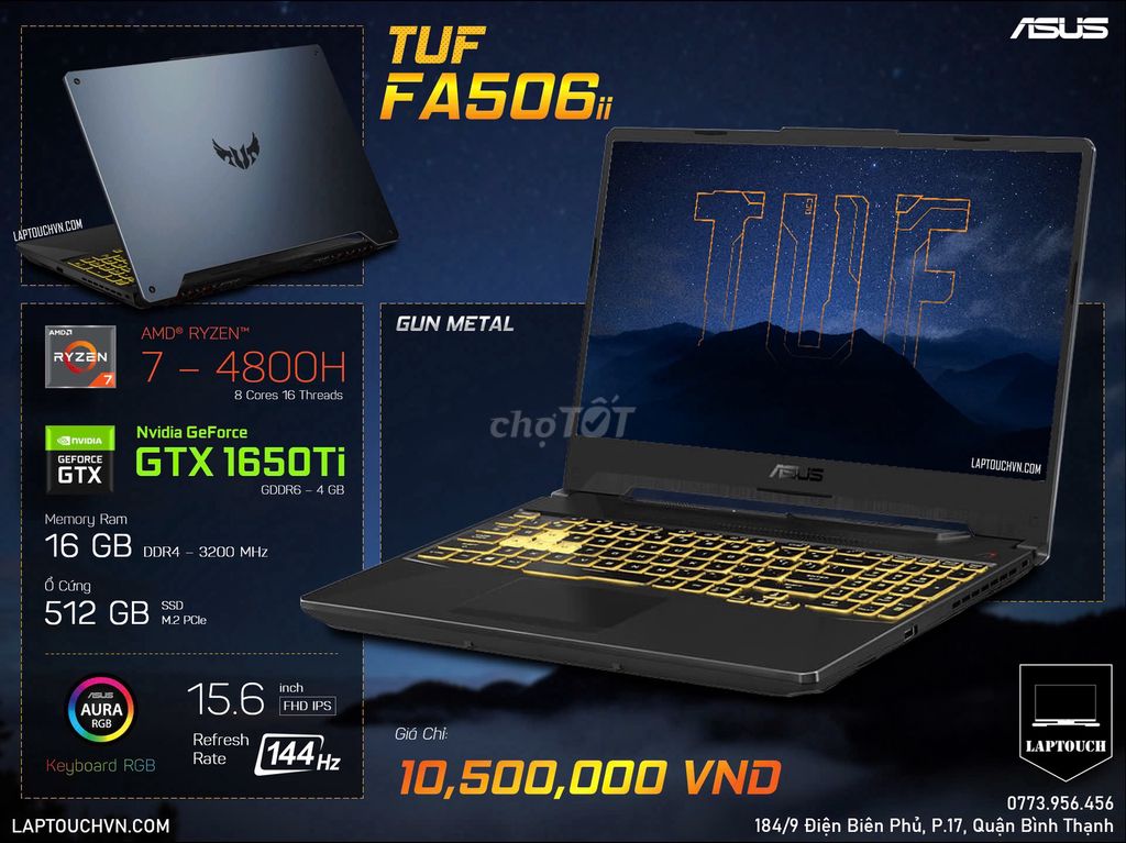 Asus TUF FA506ii [ GTX 1650Ti ]