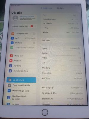 Apple iPad Gen 5 128GB Vàng 4G
