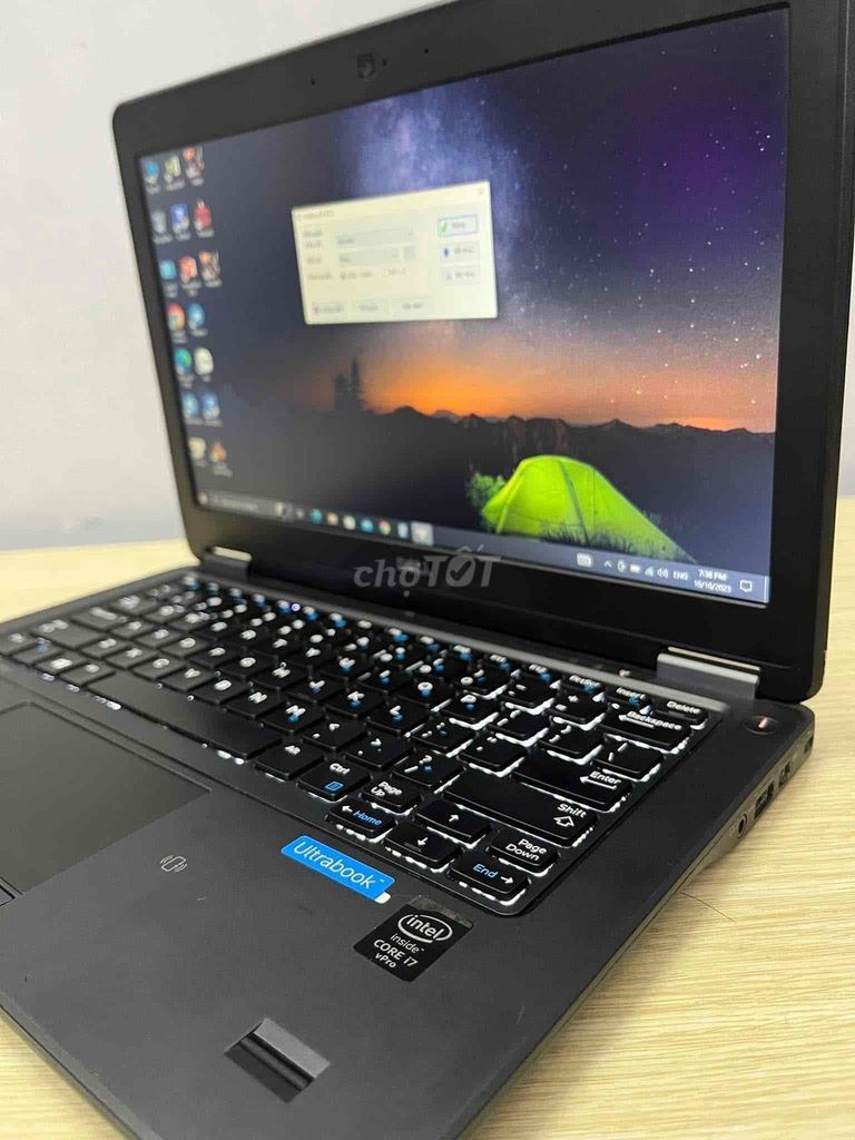 Bán Gấp Dell i7, ram 8gb ssd 256, màn hình 14inch