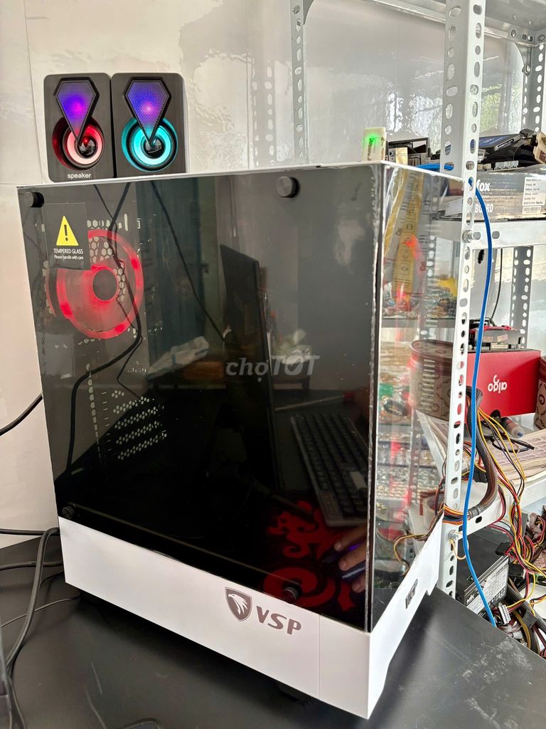 Vỏ case VSP HQ50 Trắng 3Fan LED NEW FULL BOX. Mua bán Linh kiện (RAM, Card...) tại Huyện Định Quán Đồng Nai được đăng bởi Bảo Châu hình 1