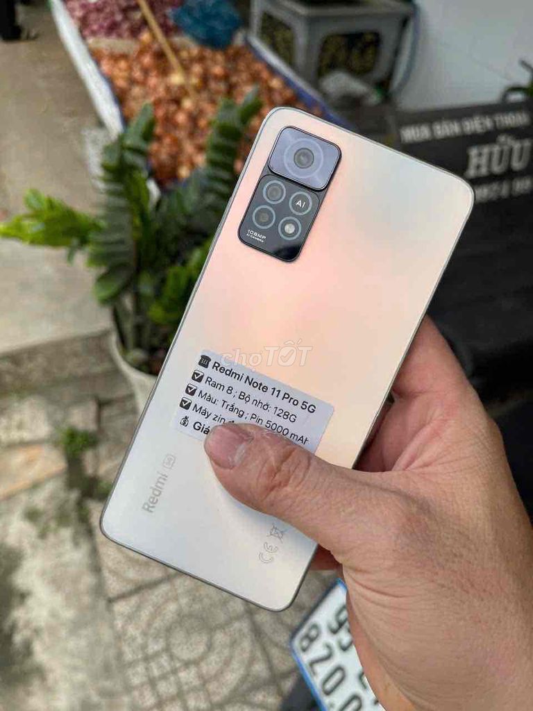 Xiaomi Redmi Note 11 Pro 5G 128GB Trắng. Mua bán Điện thoại tại Thị xã Long Mỹ Hậu Giang được đăng bởi HỮU TRÍ SOTRE hình 1