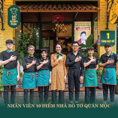 [BÌNH THẠNH] TUYỂN 50 PHỤC VỤ+PHA CHẾ - LƯƠNG CAO. Việc làm tại Quận Bình Thạnh Tp Hồ Chí Minh được đăng bởi Nhà hàng Bò tơ Quán Mộc hình 1